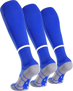 APTESOL Knee-Length Football Socks (3/5 Pairs) Children Youth Adults Long Sports Socks EU 28-44 Cushion Breathable Soccer Training Socks