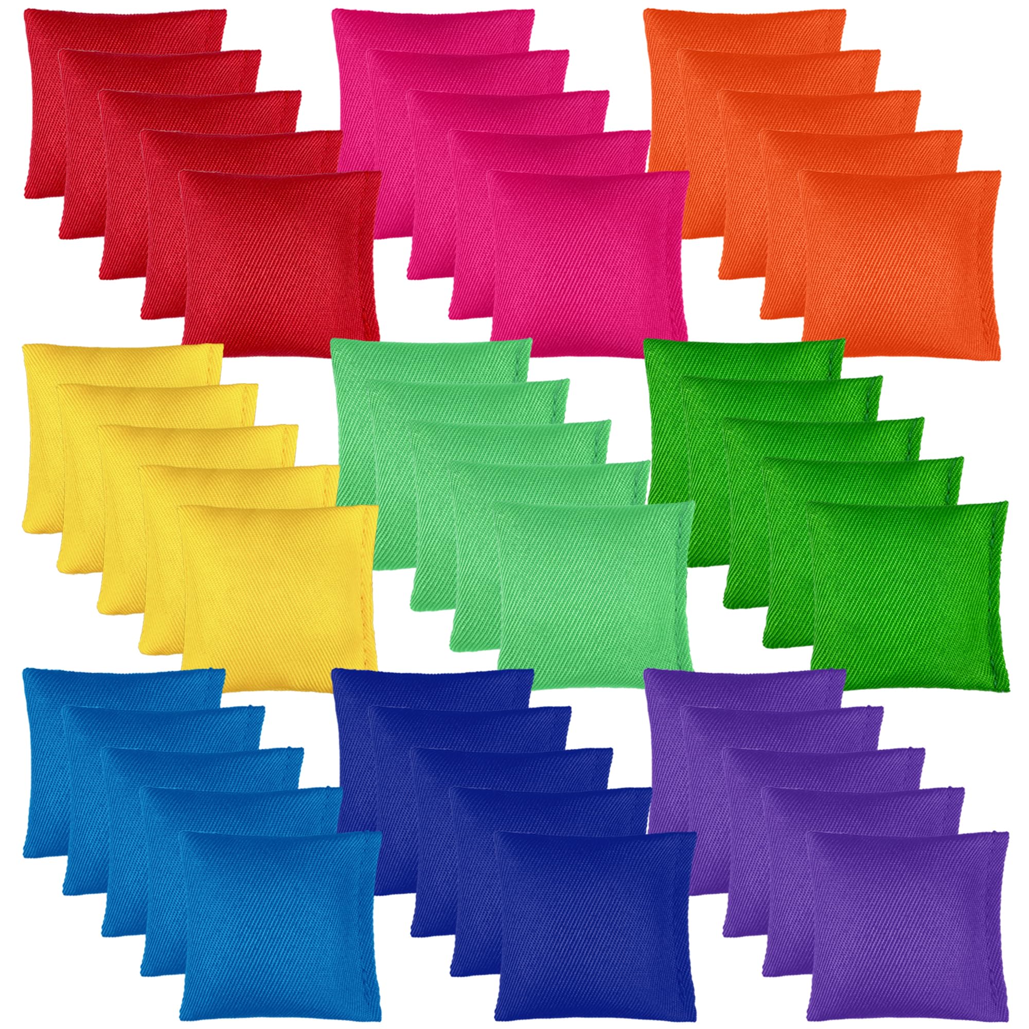 27PCS/45PCS Colorful Nylon Bean Bags Tossing Bags | Tossing Game Supplies for Ki