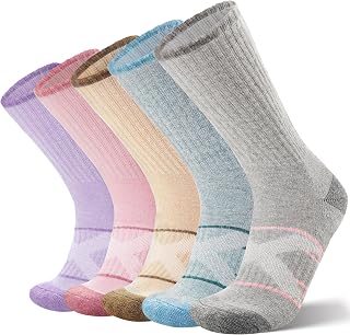 ANTSANG Merino Wool Walking Hiking Socks Warm Thermal Thick Cushioned Moisture Wicking Outdoor Boot Socks for Men and Women