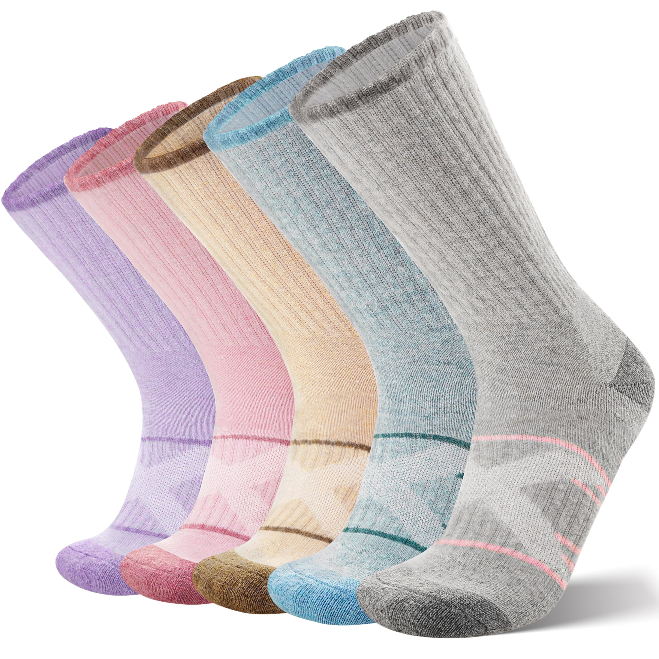 ANTSANG Merino Wool Walking Hiking Socks Warm Thermal Thick Cushioned Moisture W