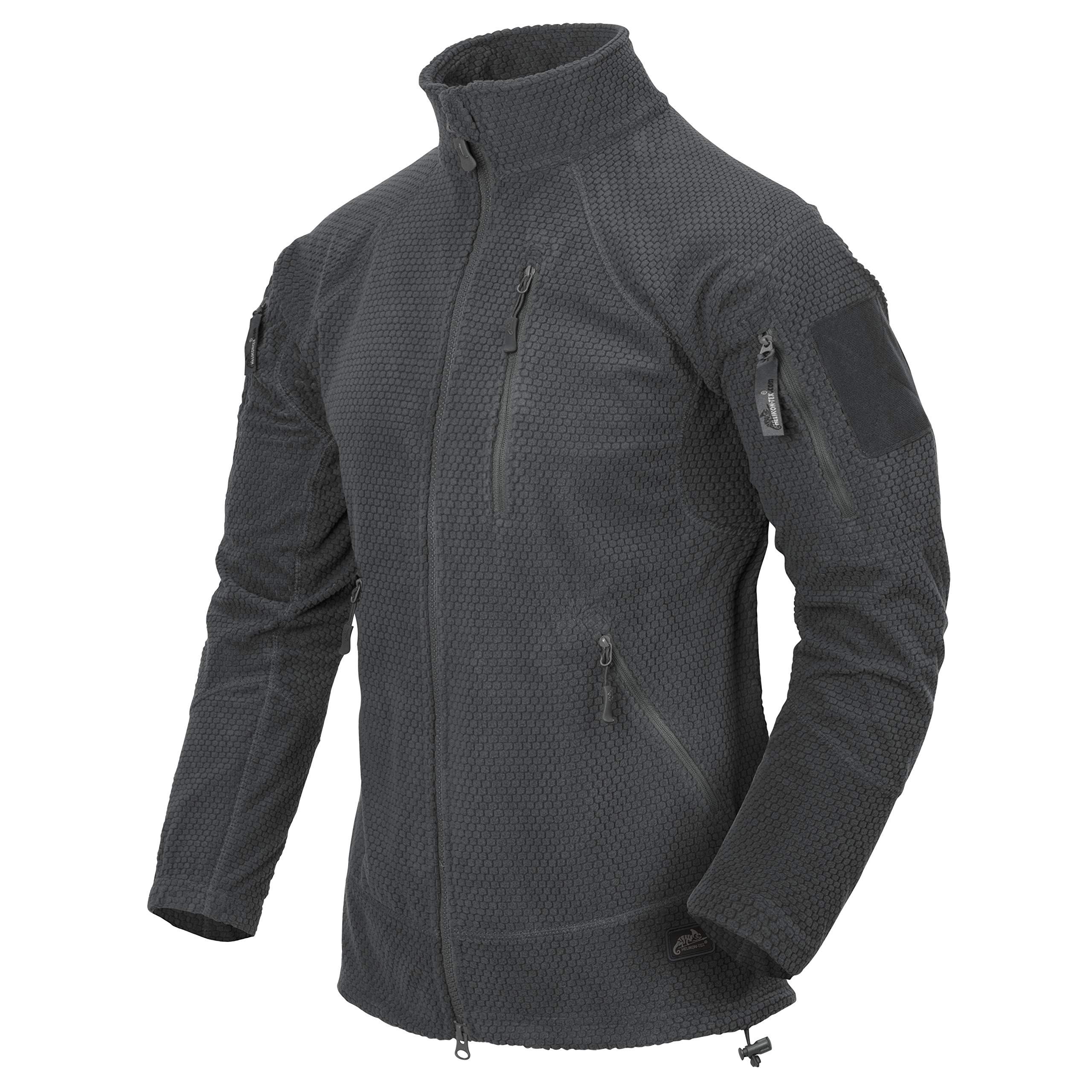Helikon-Tex Alpha Tactical Veste en polaire avec grille, Gris (gris ombré), XS