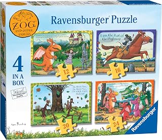 Ravensburger Children Puzzles Zog & Other Stories 4 in Box - Ages 3+