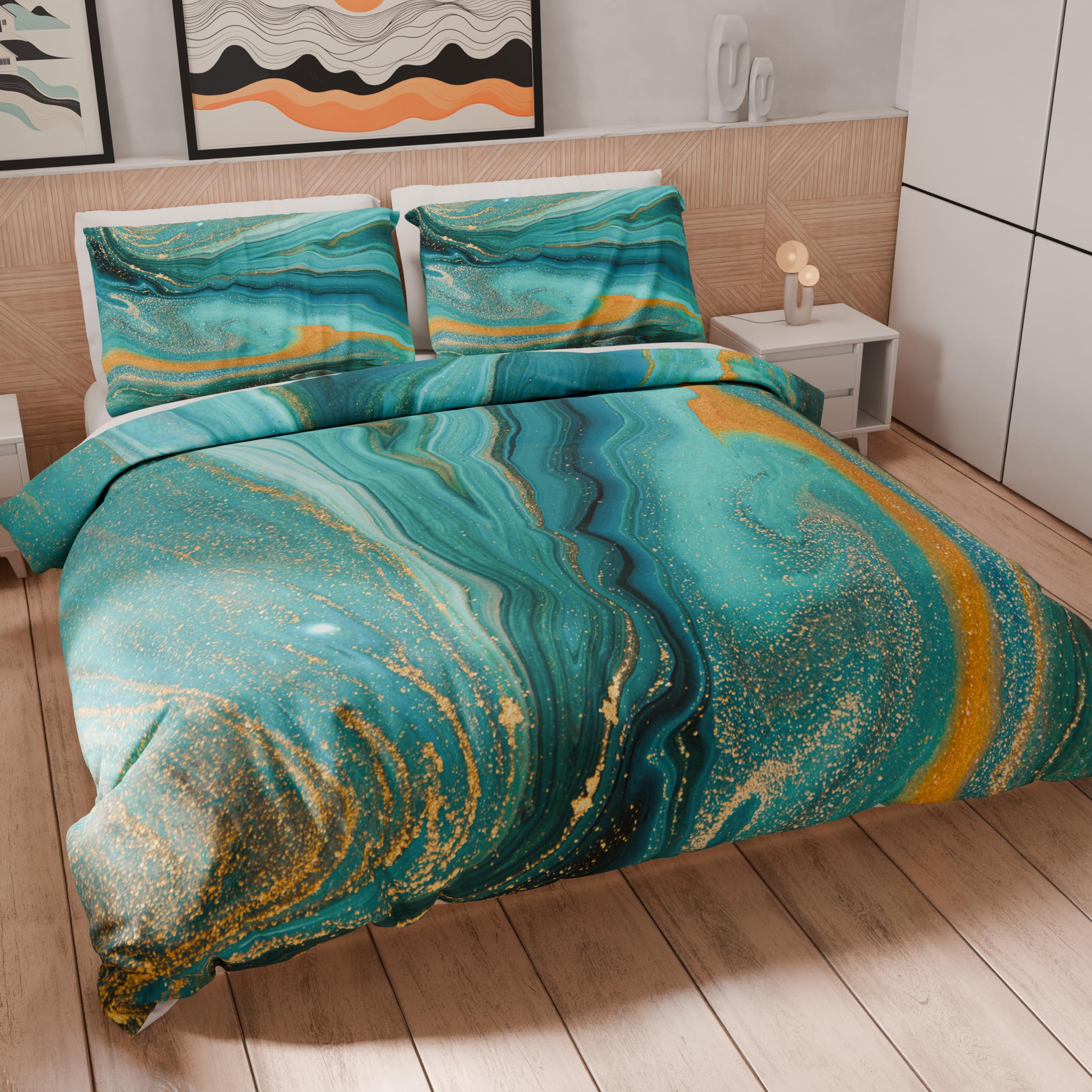 PETTI Artigiani Italiani - Single Duvet Cover Set 200 x 135 cm (1 Pillowcase 75 