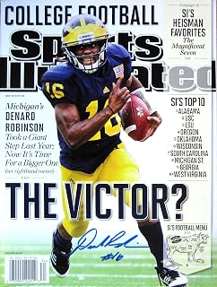 Robinson, Denard 8/20/12 autographed magazine