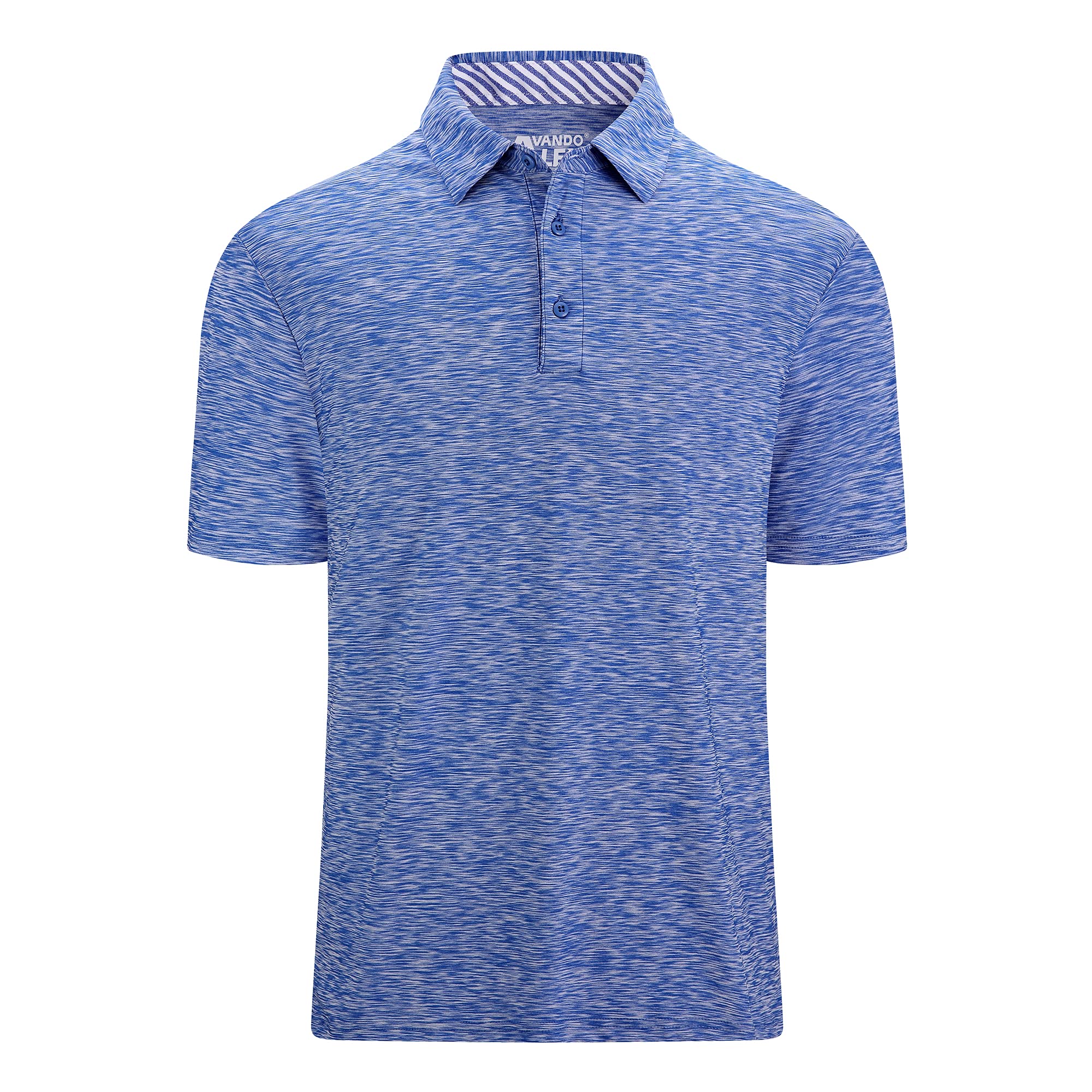 Alex Vando Mens Golf Casual Short Sleeve Polo Shirt Moisture Wicking Quick Dry
