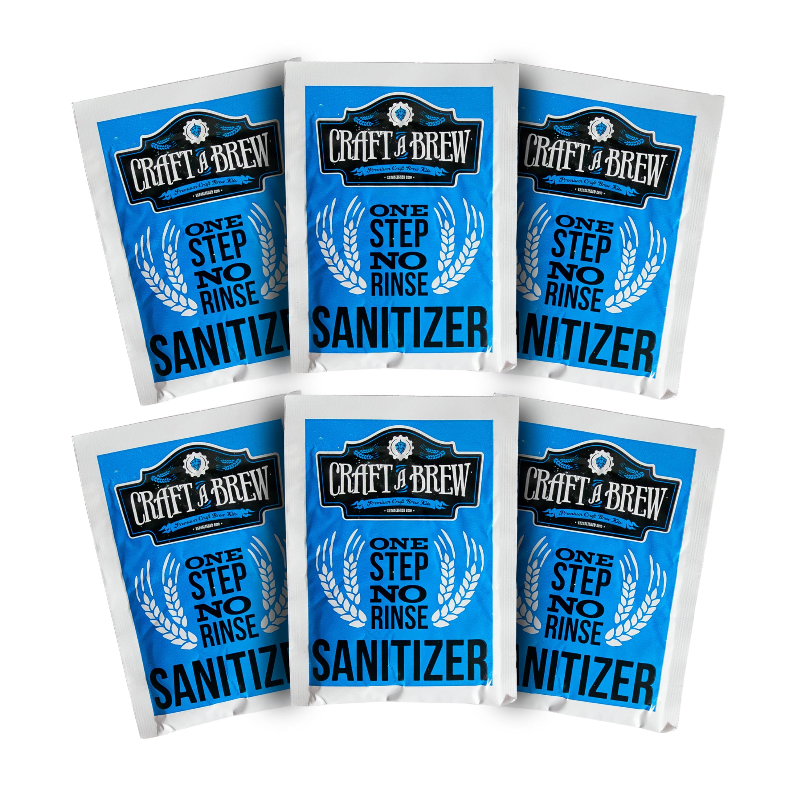 Craft A Brew - Single-Use Cleansing Packets - Dissolvable No-Rinse Cleanser for 