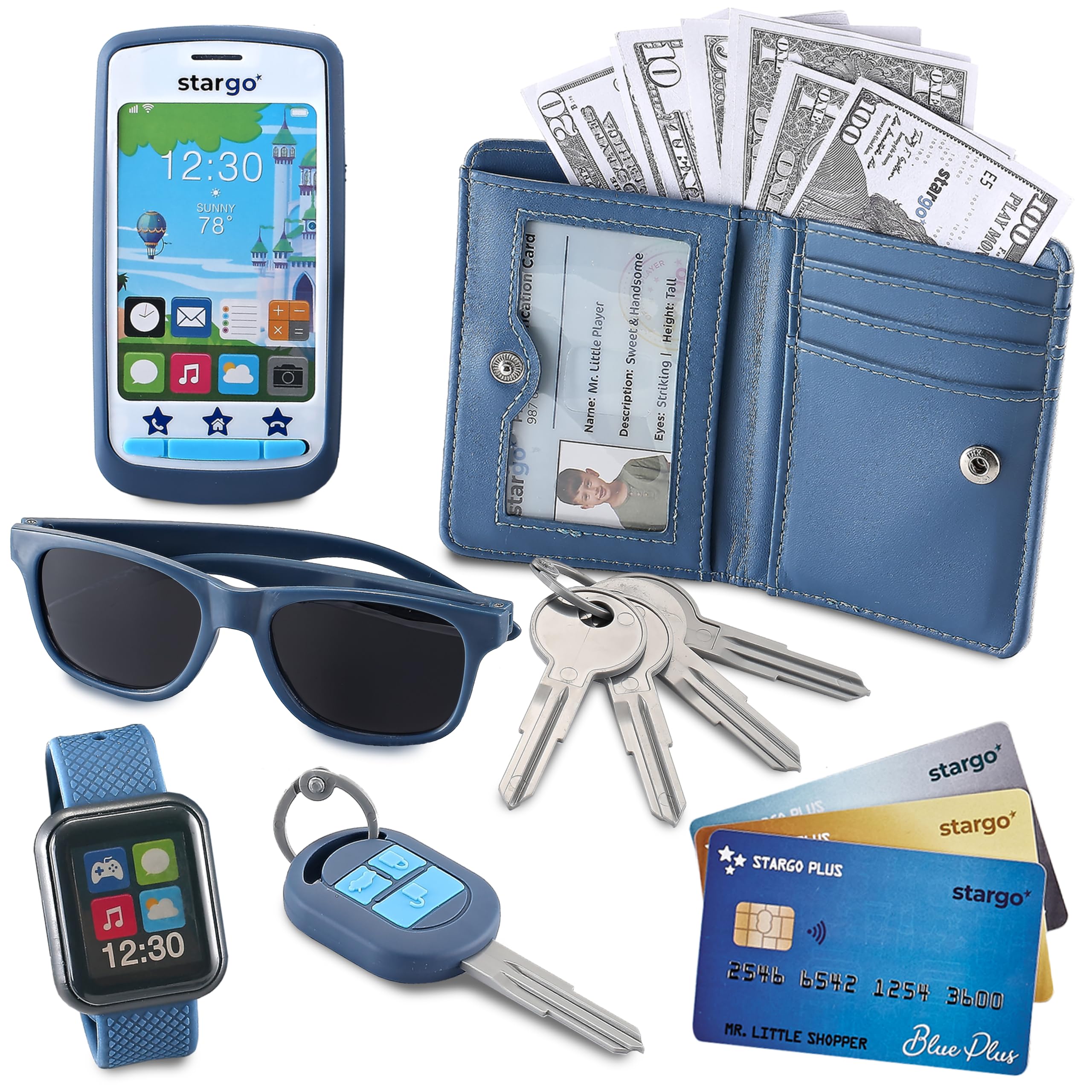 Play Wallet for Boys Toys for 3 4 5 Year Old Boys, Great Boys Gift Ages 3-5 | Bo