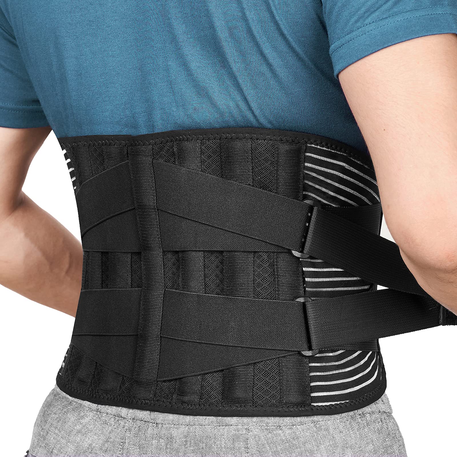 FREETOO Lumbar Posture Bandage, Back Band Adjustment for Men and Women, Postural