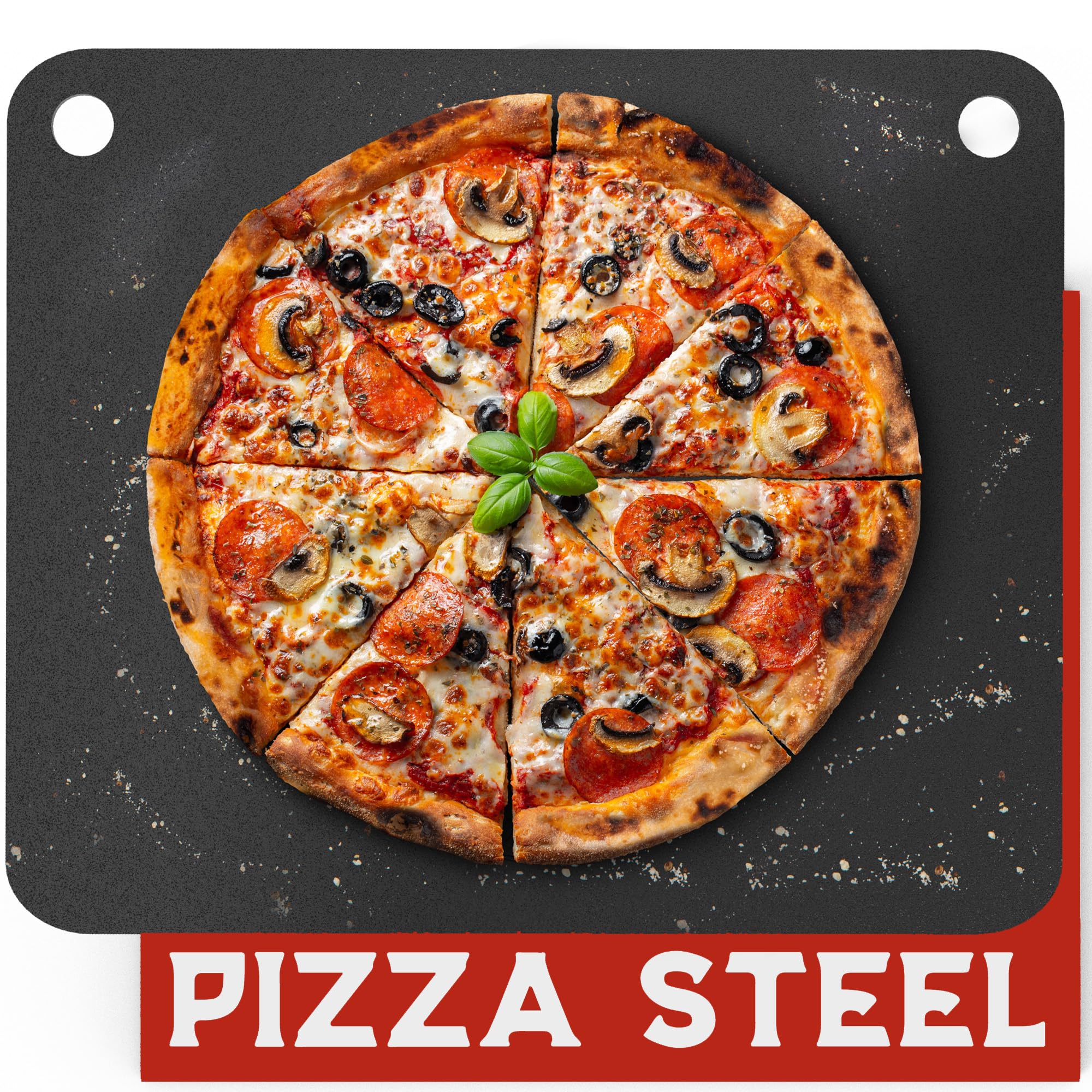 Primica Pizza Steel XL for Oven & Grill,16"x13.4", The Ultimate Crust Game Chang
