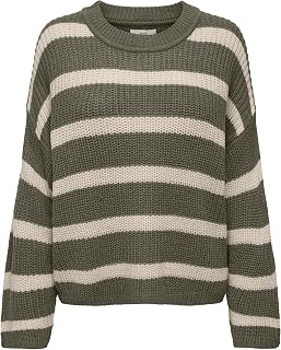 JDY JDY Justy L/S Striped Jersey Knt Noos Women's Knit Jumper (Pack of 1)
