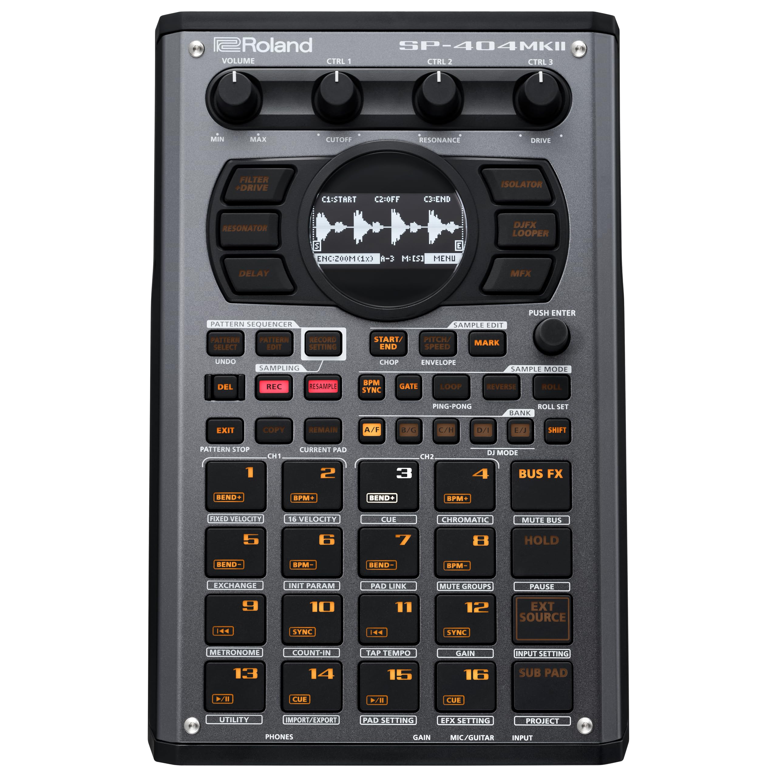 Roland SP-404MKII Creative Sampler and Effector | The Legendary SP-404 Beat Make