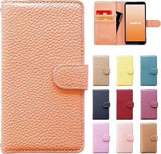 BASIO3 KYV43 Case Flip-style Cover Flip-style Case BASIO 3 Flip Smartphone Case Smartphone Cover KYV43 Case KYV43 Cover BASIO 3 With hand strap, elegant [NB] Salmon Beige