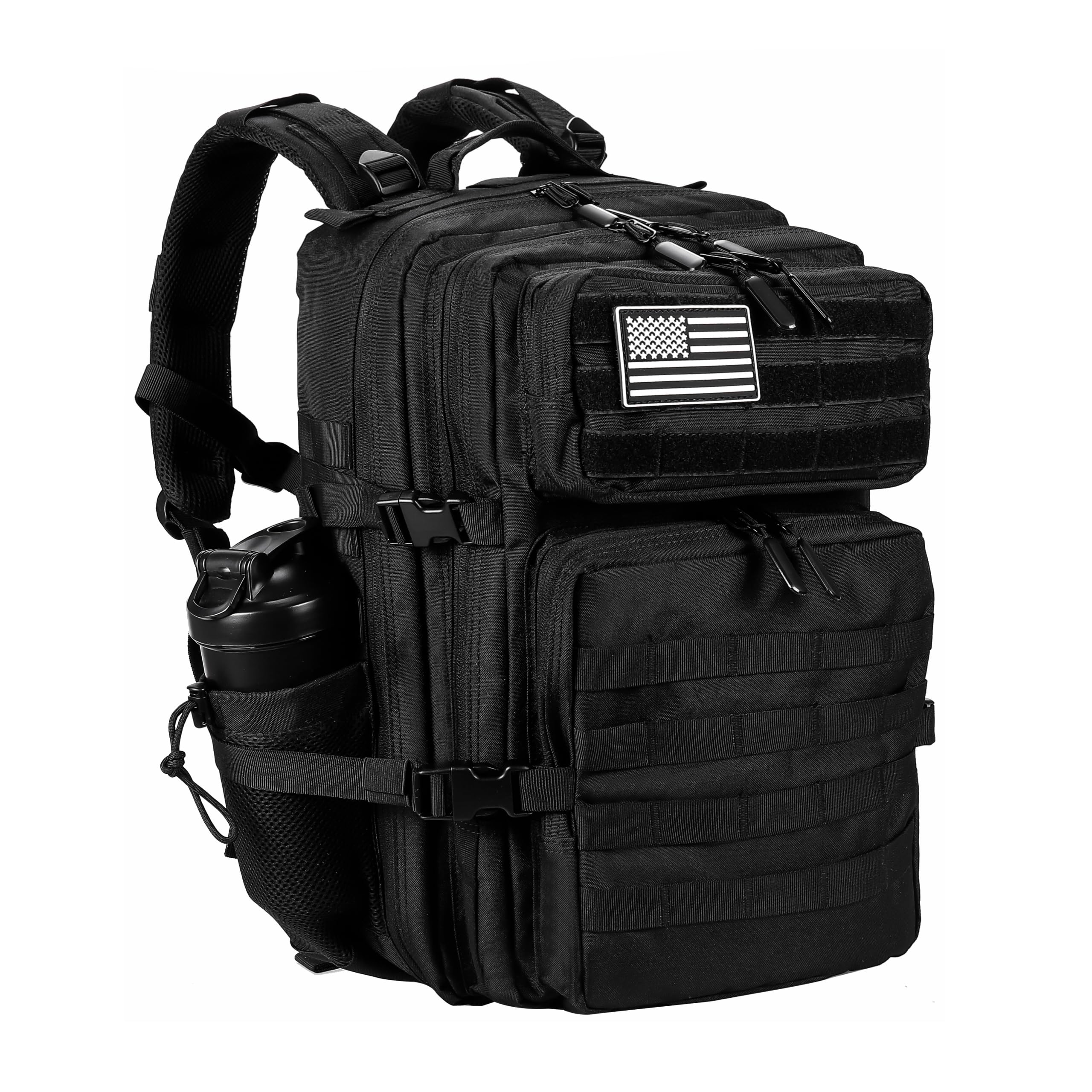 LHI Military Tactical Backpack for Men and Women 45L Army 3 Days Assault Pack Ba