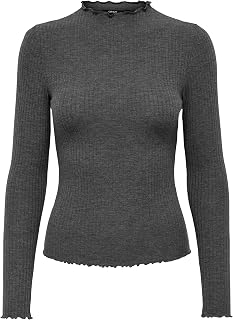 ONLY Emma High Neck Long Sleeve Top