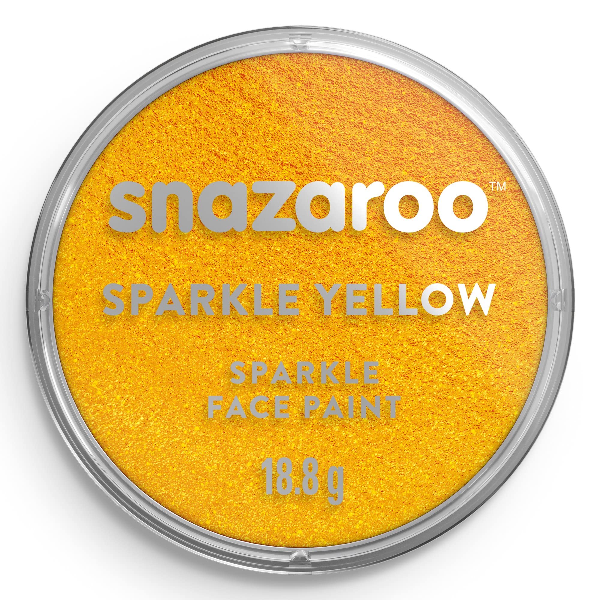 Snazaroo - Face and Body Paint, 18 ml, Sparkle Yellow