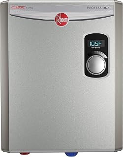 Rheem 18kW 240V Tankless Electric Water Heater, Gray