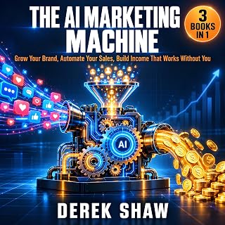 The AI Marketing Machine: 3 Books in 1: Grow Your Brand on Social Media, Automate Your Sales, and Build Income Streams That Work Without You
