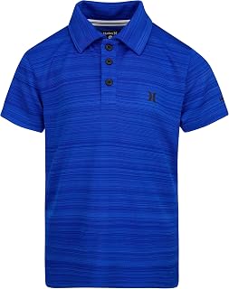Hurley Kids Boy's Dri-Fit Polo Shirt (Little Kids) Hyper Royal Heather 7 Little Kids