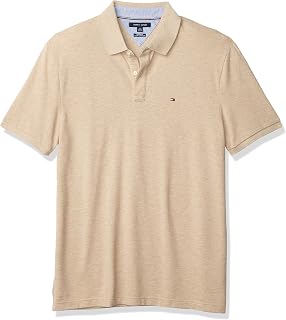 Tommy Hilfiger Men's Short Sleeve Custom Fit Cotton Pique Polo Shirt