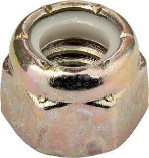 3/8-16 (100 Pack) Grade 8 Nylon Insert Locknuts, Coarse Thread, Nylock Nuts by Makers Bolt