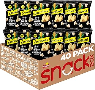 Smartfood Popcorn, White Cheddar, 0.625 Ounce (Pack of 40)