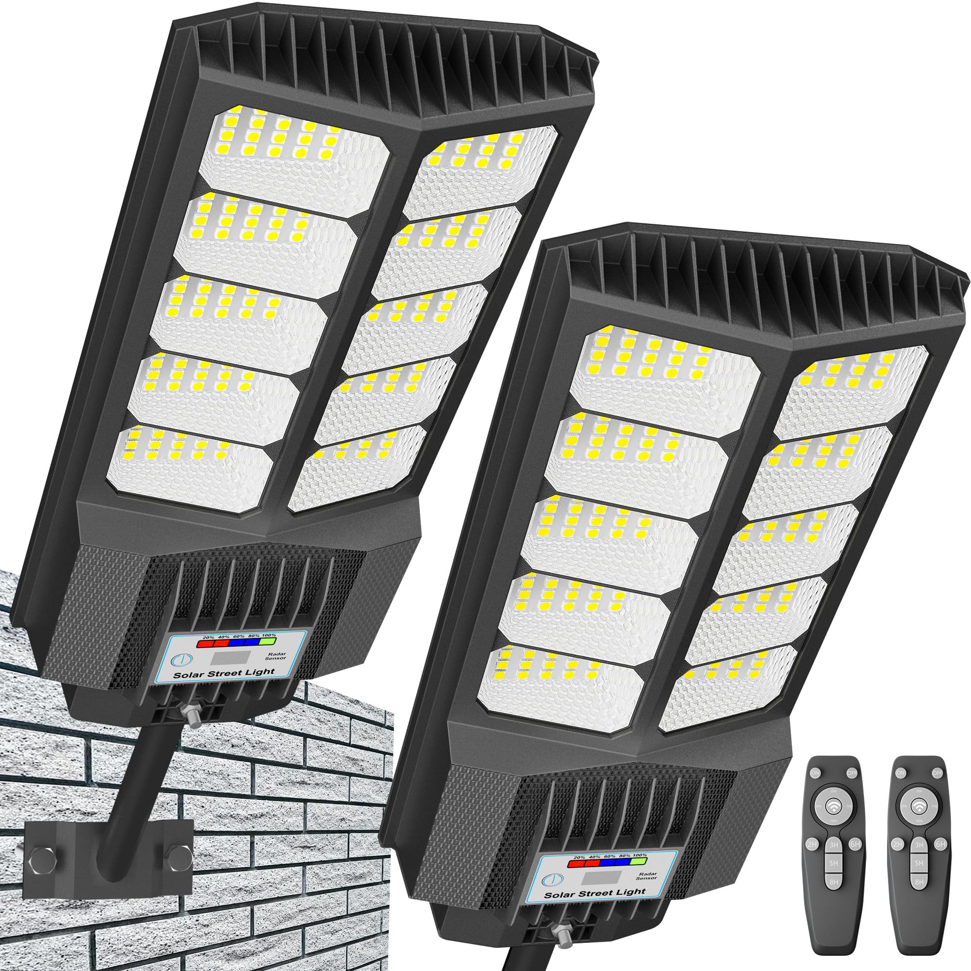 Vzyhik New 6500W Solar Street Lights Outdoor Waterproof - Commercial Outdoor Sol