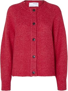 SELECTED FEMME Slflulu Ls Knit Short Cardigan B Noos