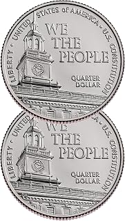 2026 P, D U.S. Constitution Quarter 2 Coin Set Semiquincentennial Coin Collection Uncirculated