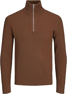 JACK & JONES Jprccperfect - Medio Cremallera Sn Jersey de Punto Hombre
