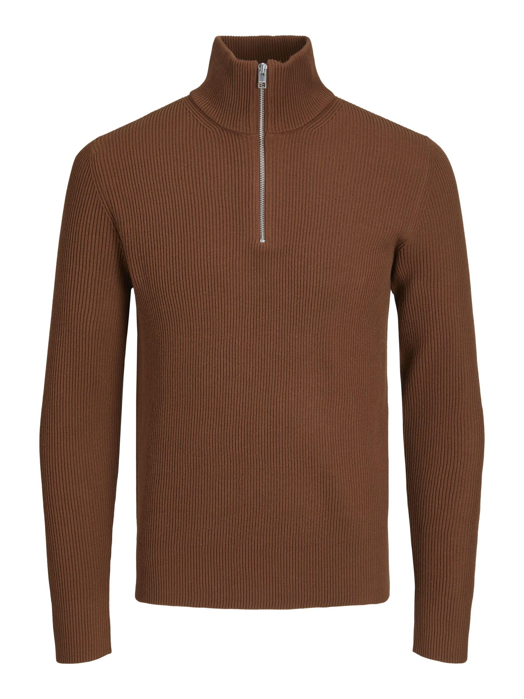 JACK & JONES Jprccperfect - Medio Cremallera Sn Jersey de Punto Hombre