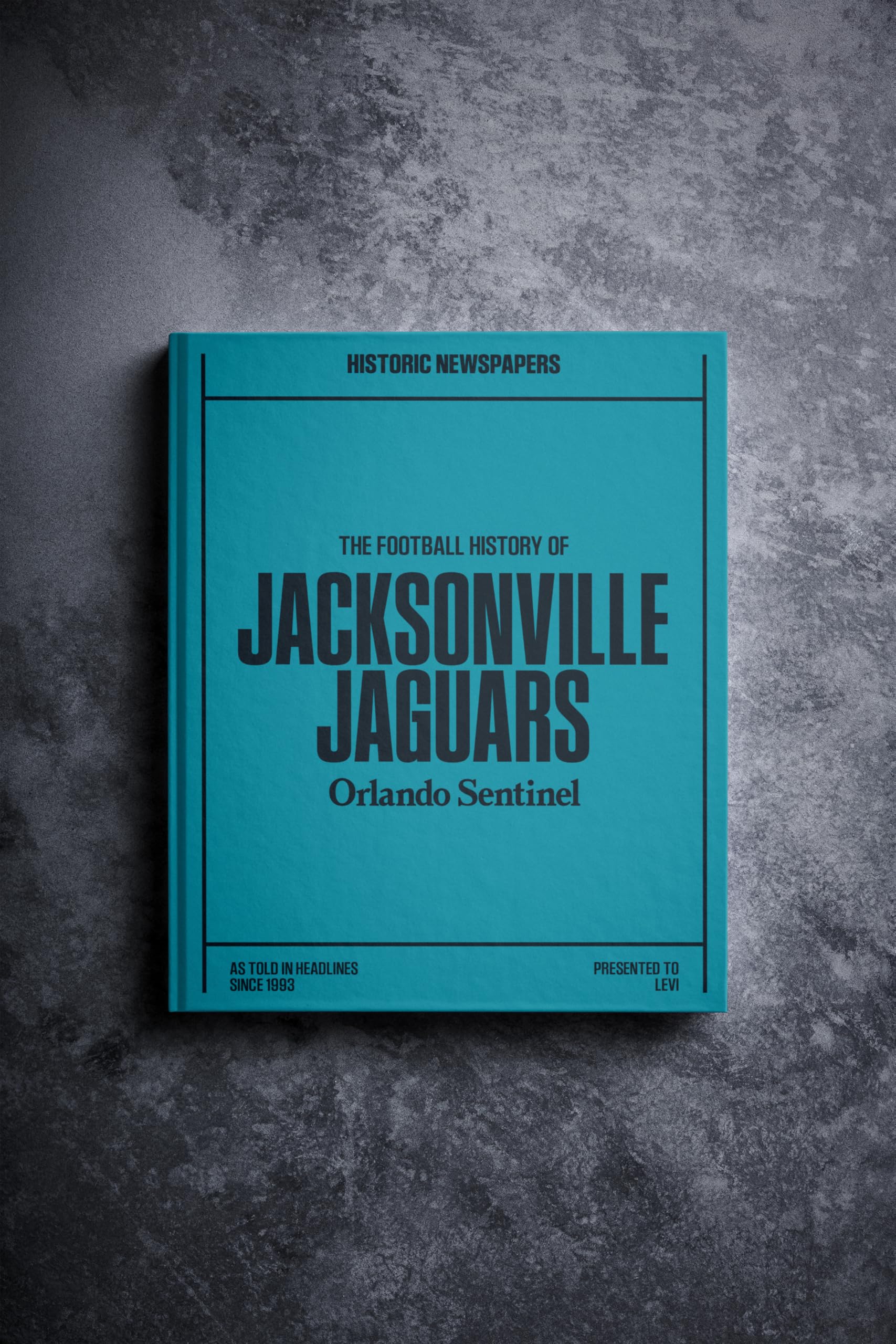 Signature gifts Football Personalized History Book | A Pro Football History Told
