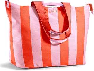 Fit & Fresh All The Things XL Tote Bag for Women, Beach Bag & Weekender | Zip Closure, 3 Interior Pockets, 1 Large Zip Pocket - Travel, Beach, Hospital, Laundry, Groceries, Moving & Ski Trips