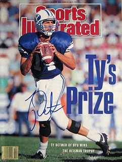Detmer, Ty 12/10/90 autographed magazine