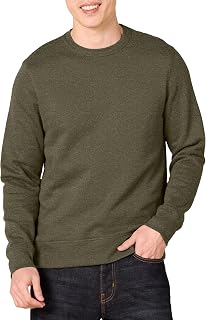 Amazon Essentials Mens Fleece Crewneck Sweatshirt (Available in Big & Tall)