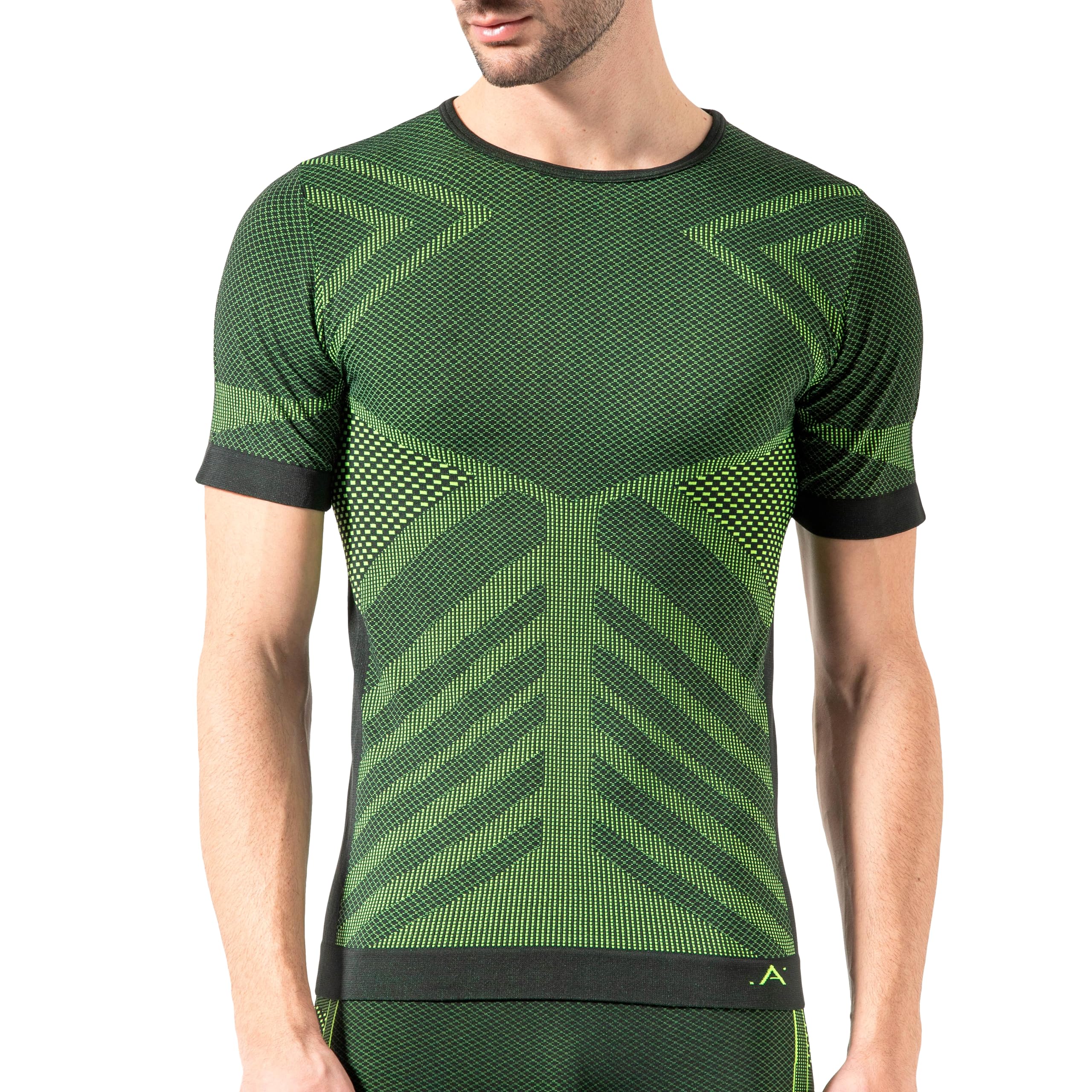Risalti Energy Men's Thermal Short-Sleeved Jersey – Elastic and Breathable Therm
