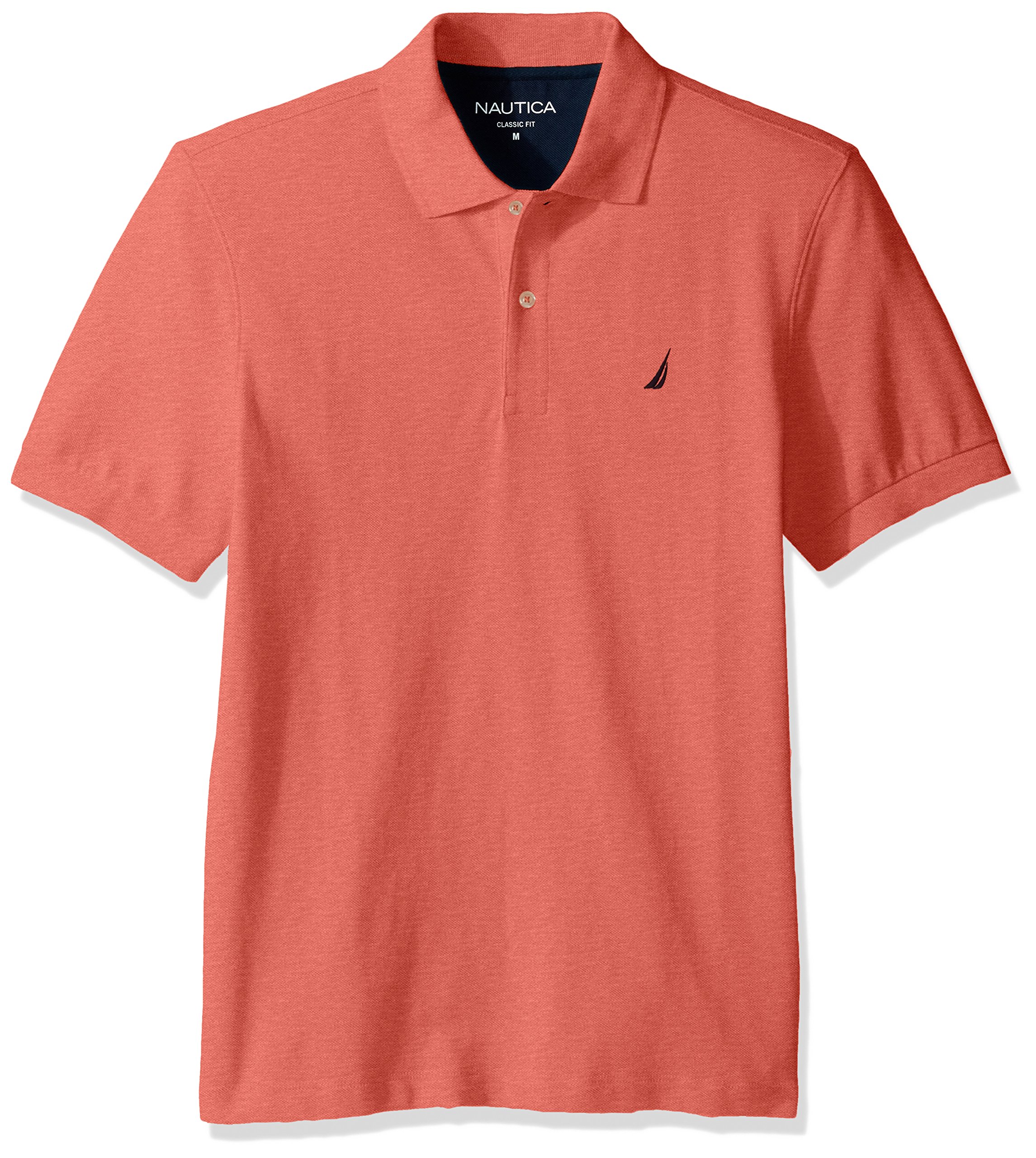 Nautica Men's Pique Solid Deck Polo