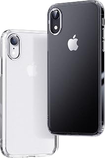 Ones Hard Transparent Frost Case for iPhone XR - Square Edge - MIL Protection Shockproof Airbag Hard PC + Flexible Silicone「Anti-Fingerprint」[Screen & Lens Guard] [Anti-Slip] Matte Luxury Slim Case