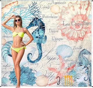 HIHOHO Beach Blanket Waterproof Sandproof Quick Drying Mat for 1-8 Adults