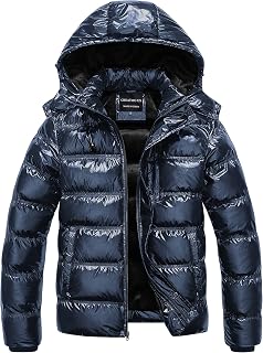 Men's Puffer Jacket Waterproof Winter Parka jacket Warm Thicken Ski Coat