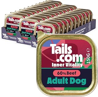 Tails.com • Wet Dog Food • 33x150g Beef • Adult • Grain Free