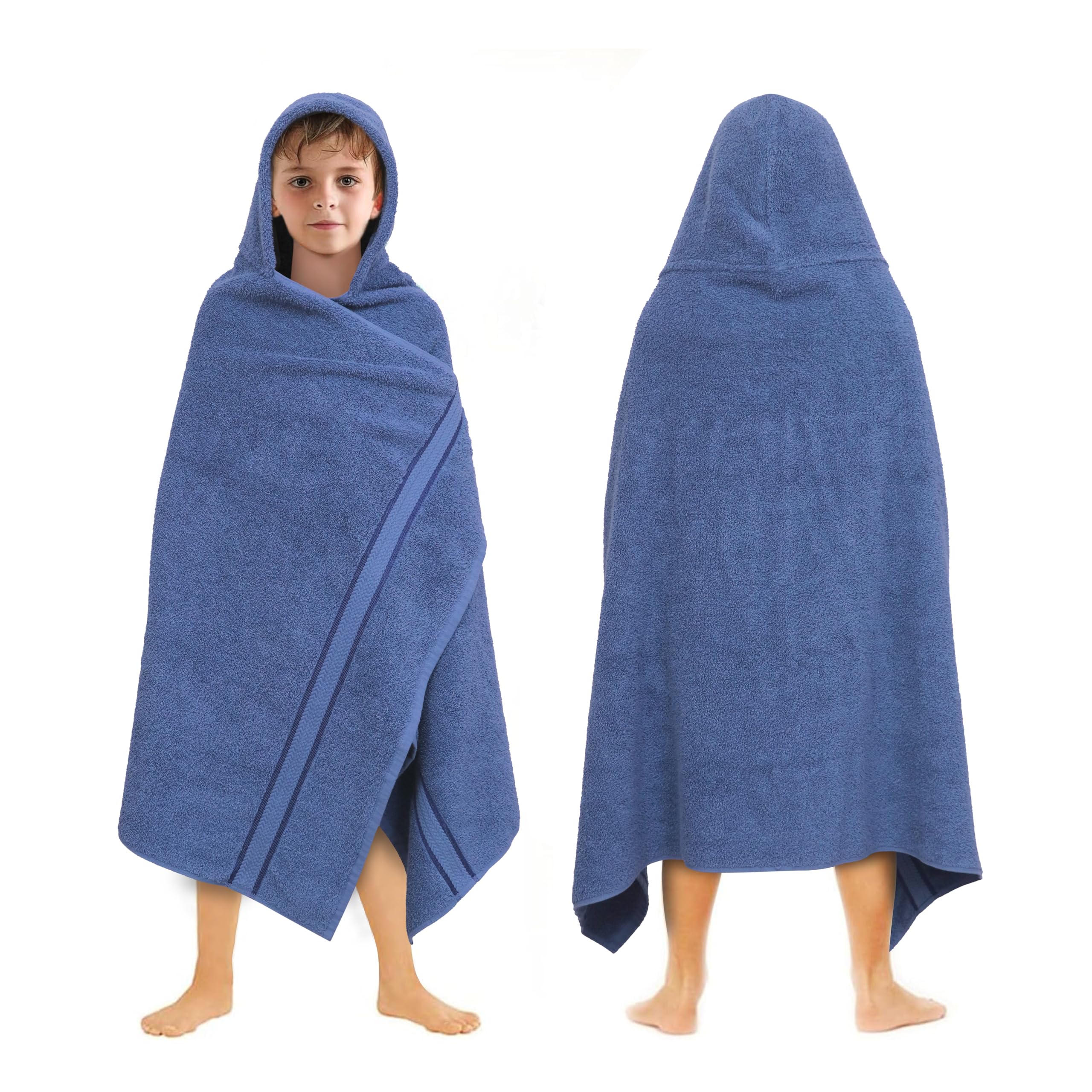 ORIGINAL KIDS Hooded Bath Towel Wrap - Ultra Soft 100% Cotton Kids Towel | 30x54