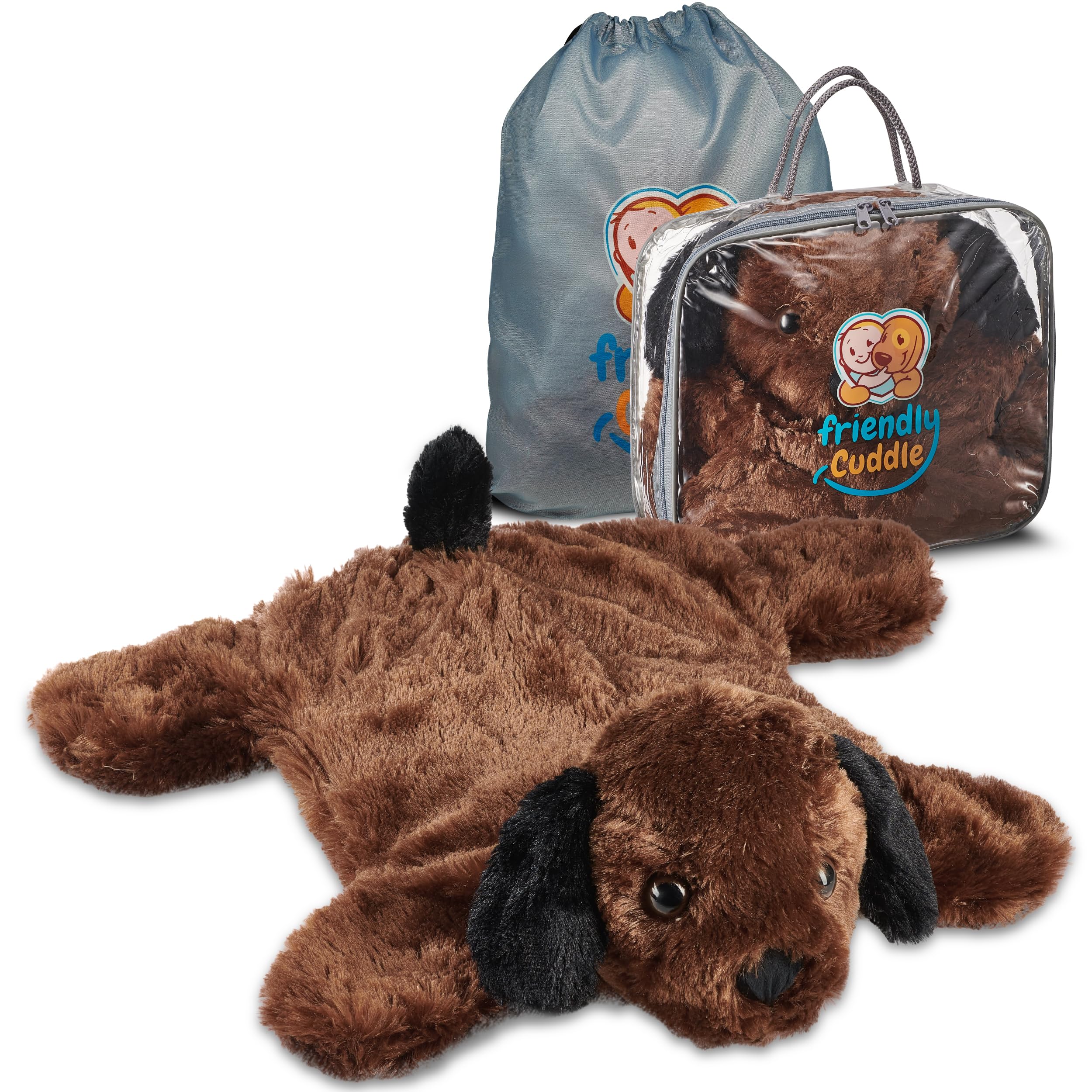 Weighted Stuffed Animals 5lb Lap Pad, Microwavable Sensory Blanket for Kids