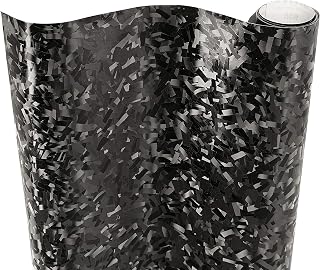 VViViD+ Forged Composite Carbon Vinyl Wrap Roll (1ft x 5ft, Black)