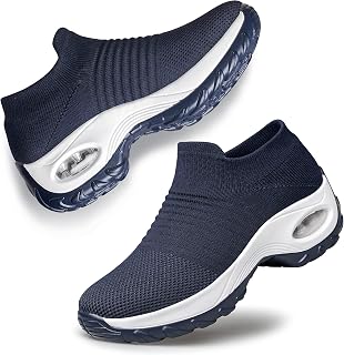Raoendis Women Trainers Women Trainers Mesh Lightweight Comfortable Orthopedic Air Cushion Trainers