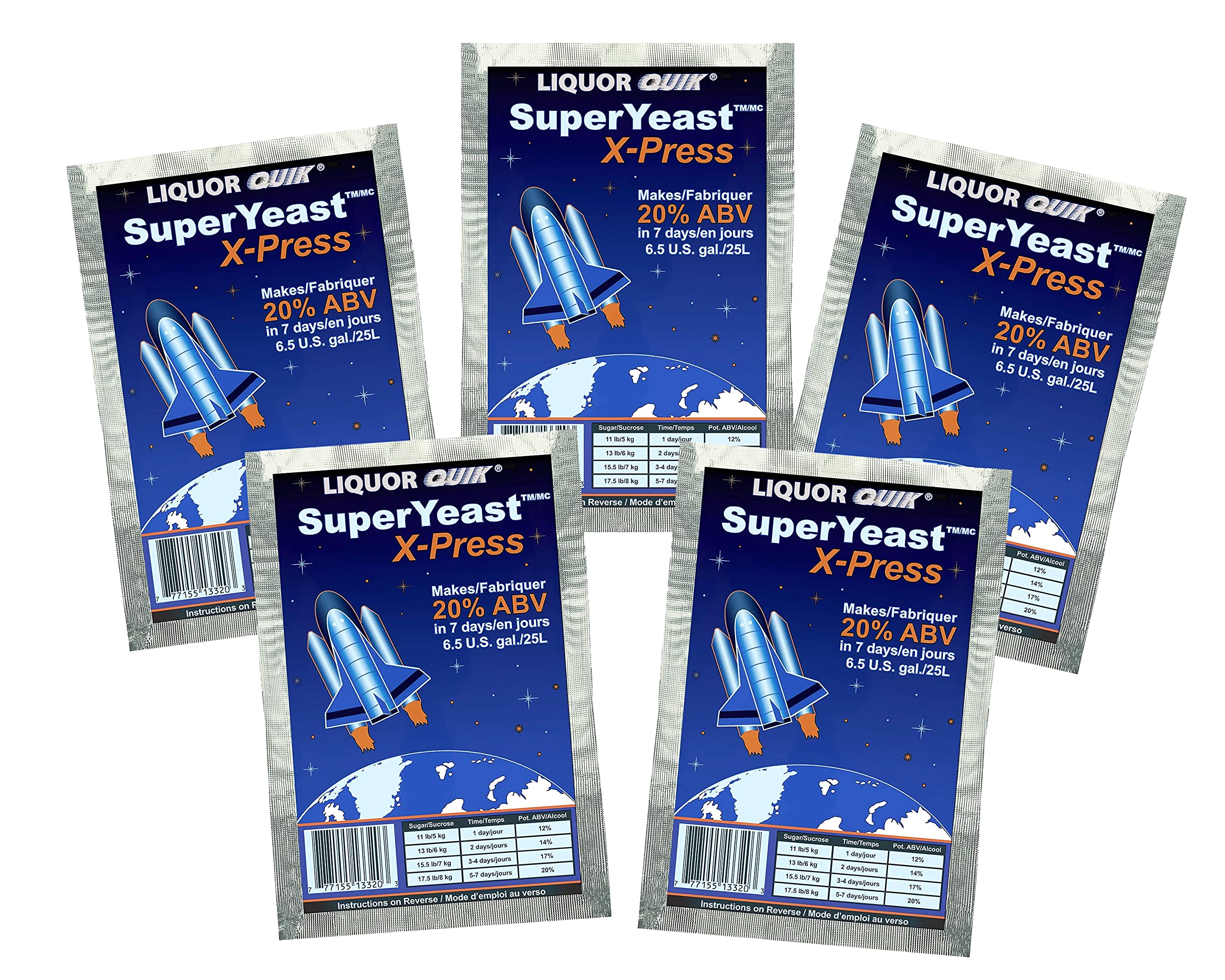 Liquor Quik Super Yeast X-Press (Pack of 5)