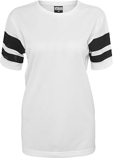 Urban Classics Women's T-Shirt Stripe Mesh Tee Shirt