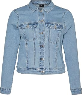 Vero Moda Vmruna LS Slim DNM Jck Mix Ga Cur Noos Women's Denim Jacket