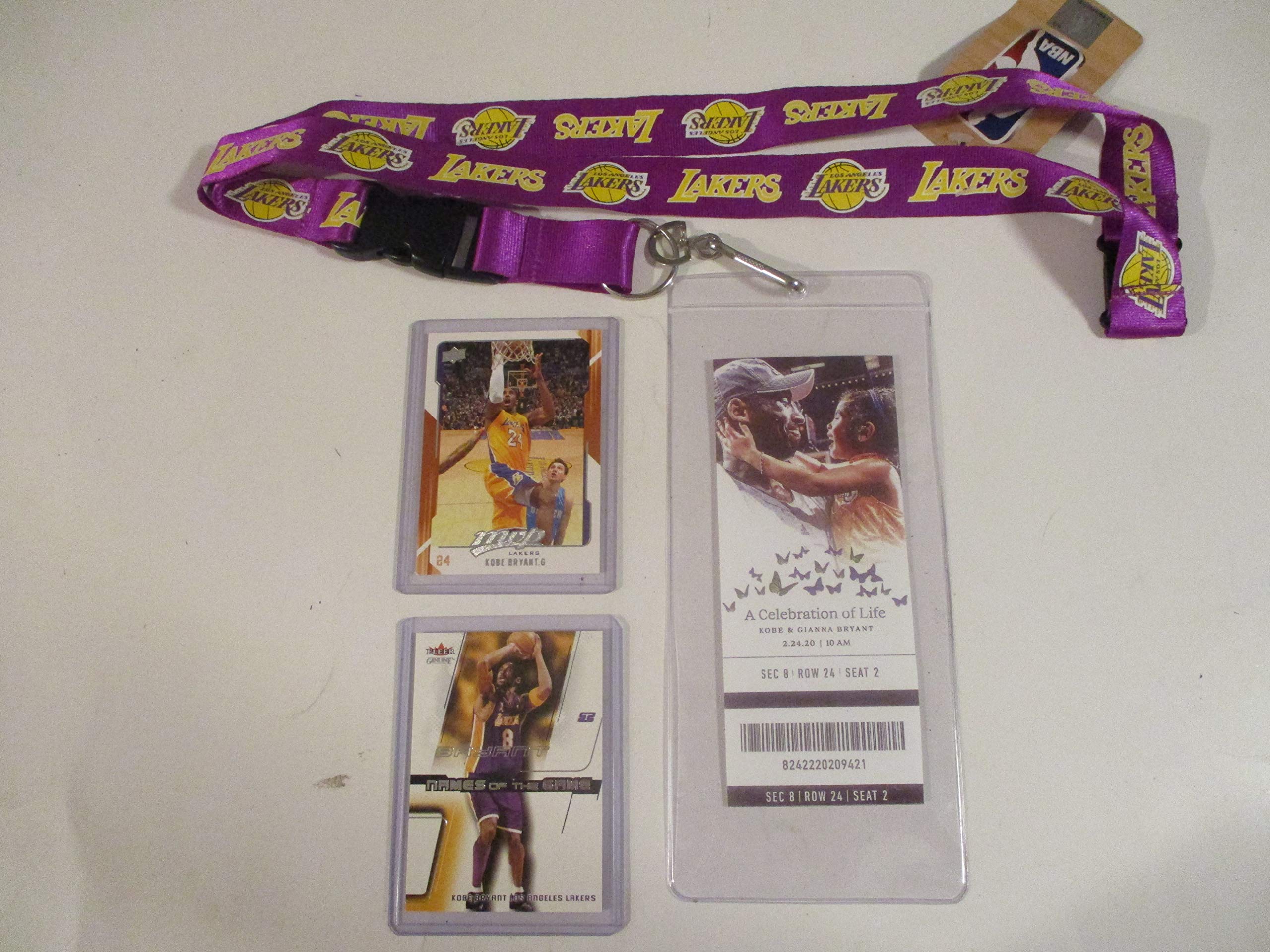 KOBE & GIANNA BRYANT A CELEBRATION OF LIFE - STAPLES CENTER PHOTO COPY TICKET PL