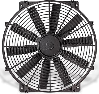 Trimline Black 24-Volt Reversible Electric Fan, Pusher-Puller Fan (11624), Car Accessories, 16 Inches