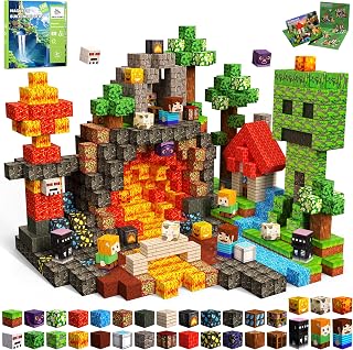 100PCS Magnetic Blocks, Toys Building Cubes Set Birthday Gifts for Kids | Magnetic Blocks, 0.8 inches Building Cubes, STEM Construction Toys, Christmas Birthday Gifts for Kids Boys Girls Ages 3+